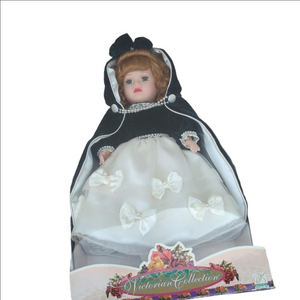 Victorian Collection Genuine Porcelain Doll by Melissa Jane. 16"